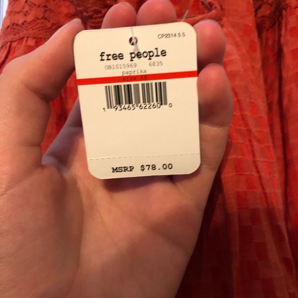 -NWT- Free People Elisa Tunic Paprika - Picture 4 of 4